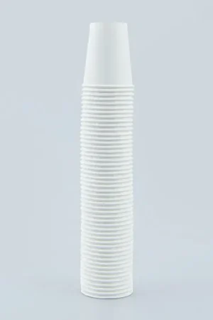 Dernier Modèle Lot de 50 gobelets en carton blanc 20cl